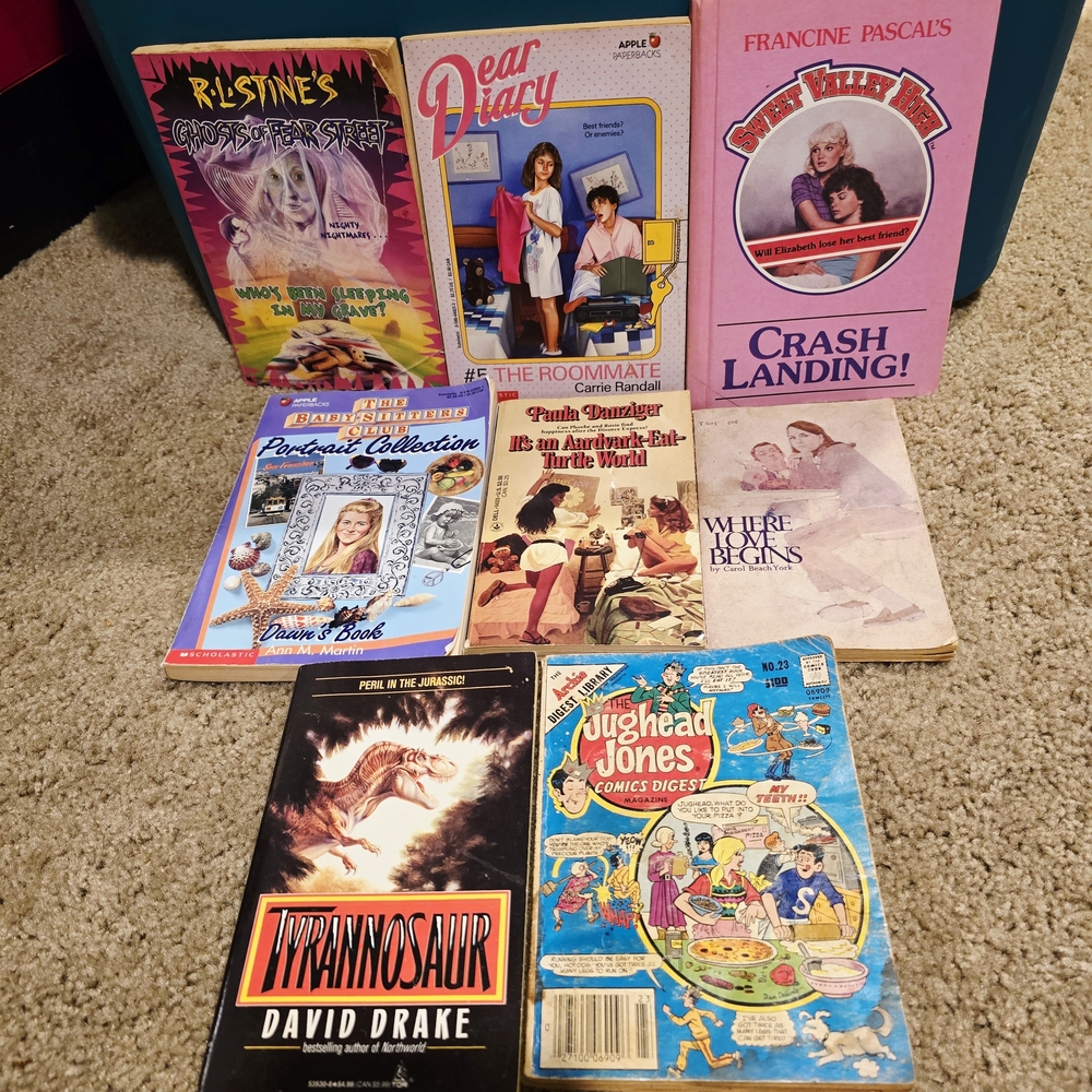 Vintage Young Adult Book Lot Sweet Valley RL Stine Archie Babysitter Club